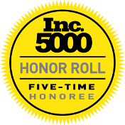 Inc 5000 Honer Roll: Five-Time Honoree